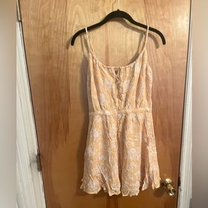NWT - Abercrombie & Fitch - Yellow and White Floral Dress - Medium